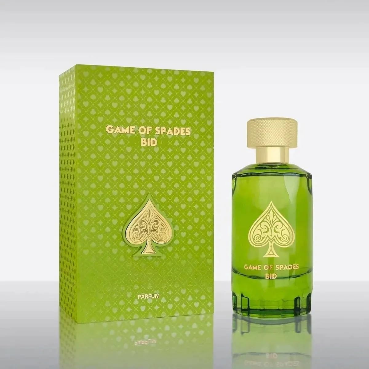 Jo Milano Game of Spades Bid Parfum Spray | 3.4 oz (100ml) | Warm Spicy, Oud, Leather, Sandalwood Scent | Long Lasting Fragrance for Men and Women (Unisex)