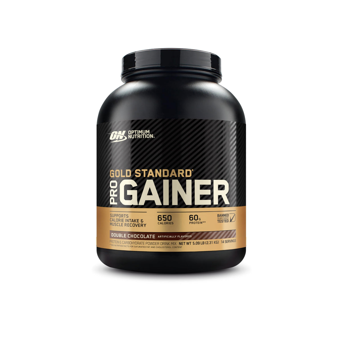 Optimum Nutrition Gold Standard Pro Gainer Protein, Double Chocolate, 10 LB