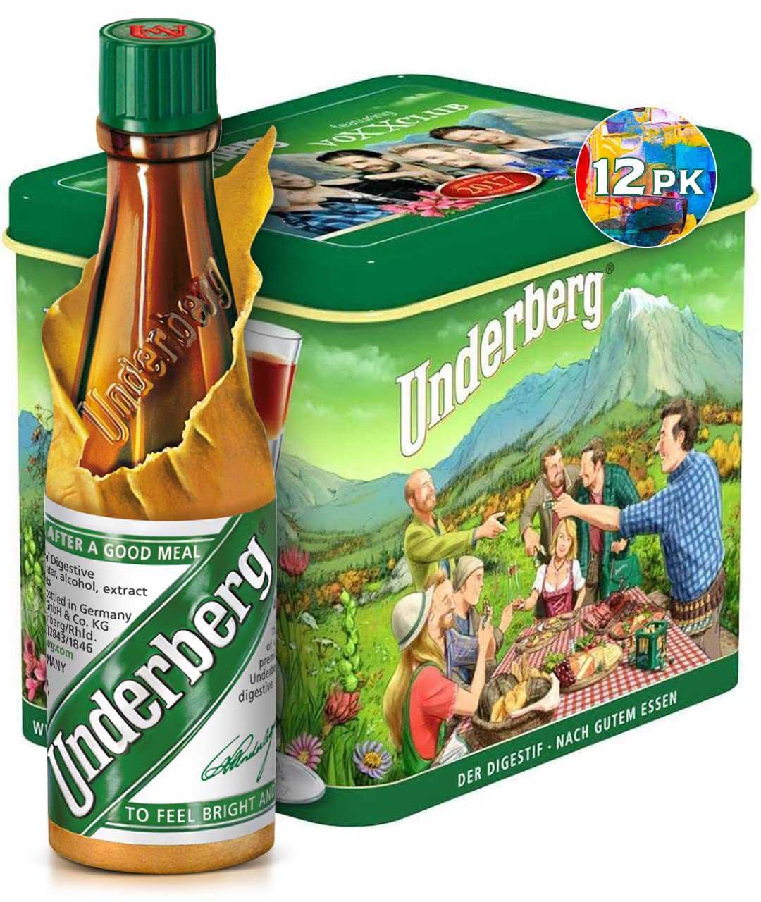 Underberg Natural Herb Bitters, 2-Ounce (Pack of 5)