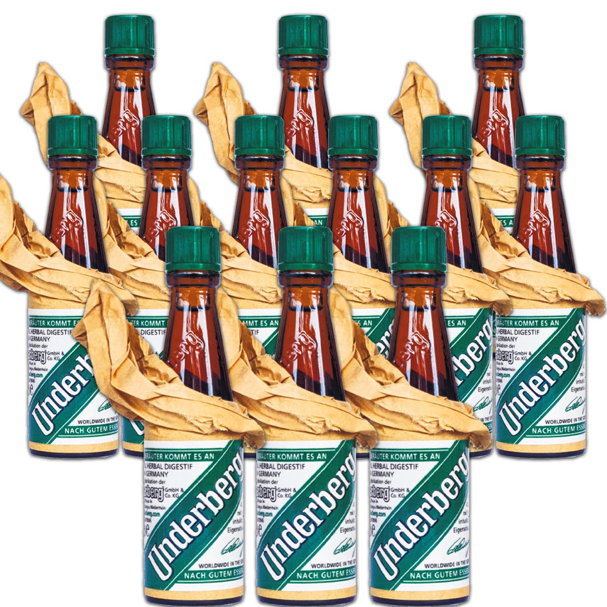 Underberg Natural Herb Bitters, 2-Ounce (Pack of 5)